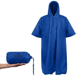 Arcturus - Poncho ligero de nailon Ripstop con capucha ajustable