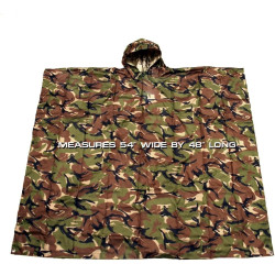 Arcturus - Poncho ligero de nailon Ripstop con capucha ajustable