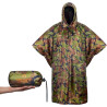 Arcturus - Poncho ligero de nailon Ripstop con capucha ajustable