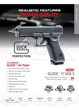 Umarex GLOCK 17 Blowback - Pistola de aire BB calibre .177
