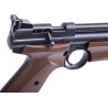 Crosman P1377BR American Classic - Pistola de aire de pellets de calibre .177, color marrón
