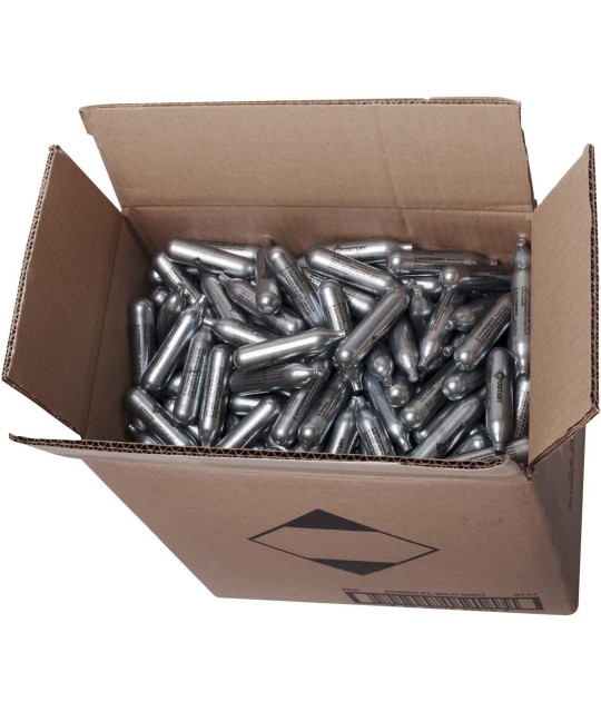 Crosman Cartuchos de CO2 de 500 unidades para rifles de aire y pistolas de aire, color plateado