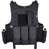 MGFLASHFORCE Chaleco táctico Airsoft ajustable modular paintball chaleco