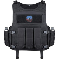 MGFLASHFORCE Chaleco táctico Airsoft ajustable