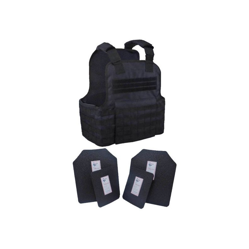 Equipo Táctico Chaleco Muircat MOLLE Nivel III+ AR500