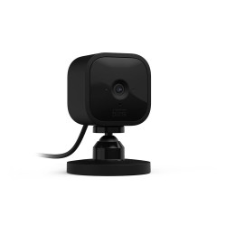 Blink Mini - Cámara de seguridad inteligente compacta, conectable, para interiores, con video de alta definición 1080 y