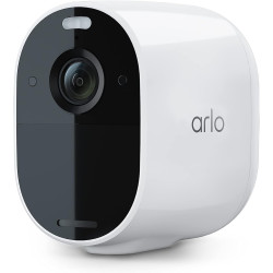 Arlo Essential Spotlight - Paquete de 2 cámaras de seguridad inalámbricas, video de 1080p, visión nocturna a color, audio de 2