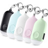 Safesound - Llavero con alarma personal con sirena de 130 dB, con linterna LED de emergencia, dispositivos de protección
