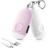 Safesound - Llavero con alarma personal con sirena de 130 dB, con linterna LED de emergencia, dispositivos de protección