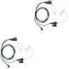 Klykon Auricular de tubo acústico encubierto con micrófono PTT para Motorola Talkabout Walkie Talkie Radio de 2 vías MH230R T200