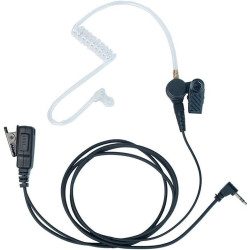 Klykon Auricular de tubo acústico encubierto con micrófono PTT para Motorola Talkabout Walkie Talkie Radio de 2 vías MH230R T200
