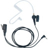 Klykon Auricular de tubo acústico encubierto con micrófono PTT para Motorola Talkabout Walkie Talkie Radio de 2 vías MH230R T200