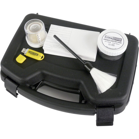 Crime Scene Kit de huellas dactilares latentes (negro)