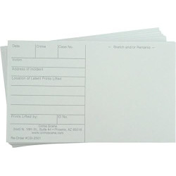 Crime Scene Kit de huellas dactilares latentes (negro)