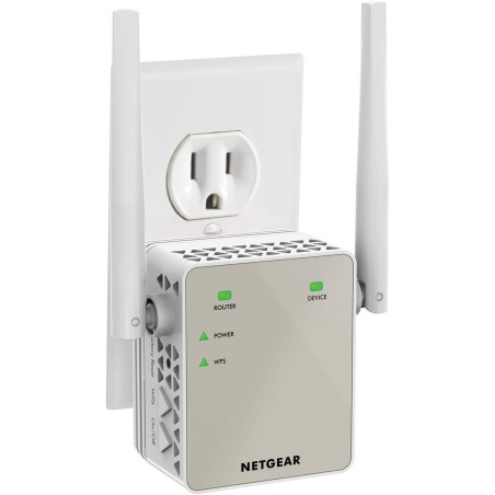 Extensor de rango NETGEAR N300 de WiFi, Essentials Edition (EX2700)