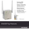 Extensor de rango NETGEAR N300 de WiFi, Essentials Edition (EX2700)