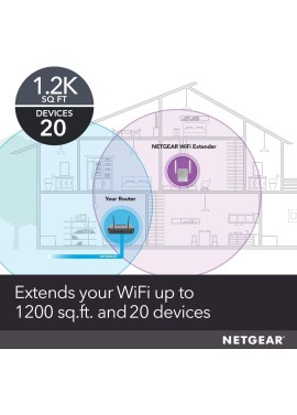 Extensor de rango NETGEAR N300 de WiFi, Essentials Edition (EX2700)