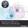 Extensor de rango NETGEAR N300 de WiFi, Essentials Edition (EX2700)
