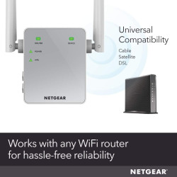 Extensor de rango NETGEAR N300 de WiFi, Essentials Edition (EX2700)