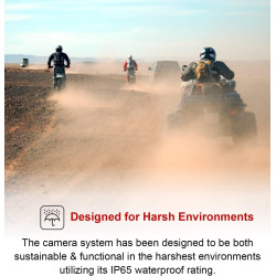 INNOVV Cámara H5 para casco de motocicleta 4K 30 fps con Wi-Fi, tecnología electrónica de estabilización de imagen, batería