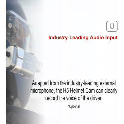 INNOVV Cámara H5 para casco de motocicleta 4K 30 fps con Wi-Fi, tecnología electrónica de estabilización de imagen, batería