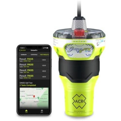 acr GLOBALFIX V6 GPS EPIRB con servicio de enlace de retorno, tecnología de comunicación de campo cercano y aplicación móvil -
