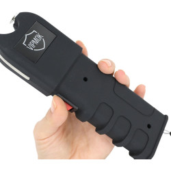 VIPMOK 928 Tipo Stun Gun Linterna de autodefensa linterna eléctrica Shocker (2 unidades)