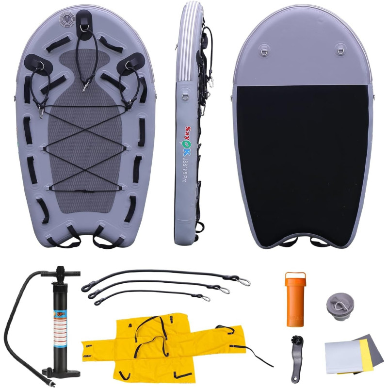 SAYOK Tablero flotante | Tabla de rescate profesional para agua y nieve