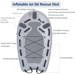 SAYOK Tablero flotante | Tabla de rescate profesional para agua y nieve