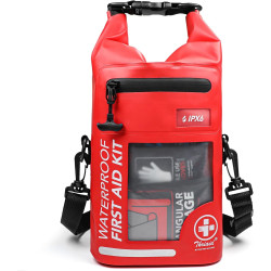 Kit de primeros auxilios | Con bolsa a prueba de agua ideal para navegacion kajak pesca etc.