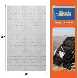 Paquete de 6 mantas de Mylar de emergencia, manta espacial de supervivencia