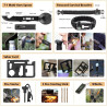 Kit de supervivencia, 250 piezas de equipo de supervivencia con bolsa compatible con sistema Molle y tienda de emergencia
