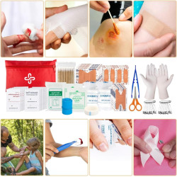 Kit de supervivencia, 250 piezas de equipo de supervivencia con bolsa compatible con sistema Molle y tienda de emergencia