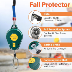 TRSMIMA Kit de trípode para espacio confinado | Con capacidad de 544 Kg y ajustable