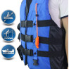 Silbatos de emergencia con cordón de seguridad, silbato de supervivencia, para kayak