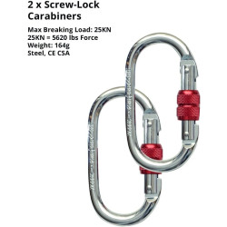 F.Life Kit de hardware de seda aérea | Aparejo giratorio ideal para rescates o yoga