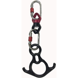 F.Life Kit de hardware de seda aérea | Aparejo giratorio ideal para rescates o yoga