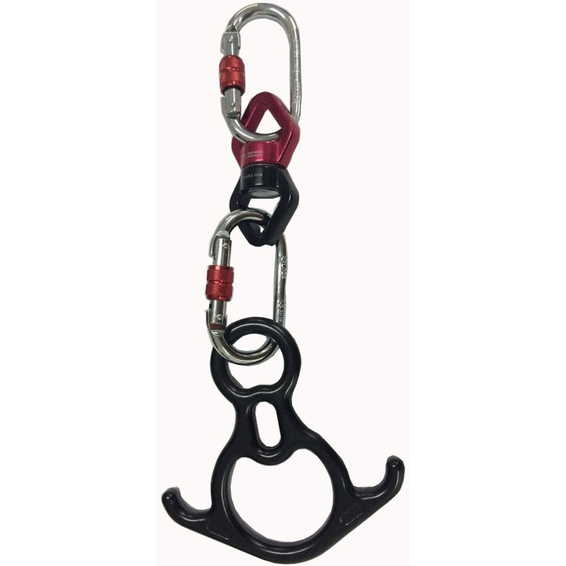 F.Life Kit de hardware de seda aérea | Aparejo giratorio ideal para rescates o yoga