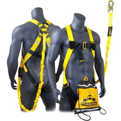 Arnés de seguridad SCORPION [con cordón de 6 pies adjunto]