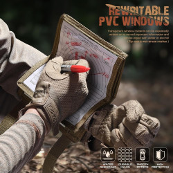 LIVANS Funda táctica para el brazo, bolsa de mapa, funda táctica para brazo