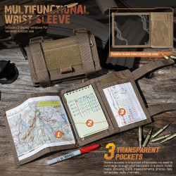 LIVANS Funda táctica para el brazo, bolsa de mapa, funda táctica para brazo