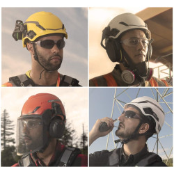 MSA 10194790 H1 V-Gard - Casco con suspensión de trinquete