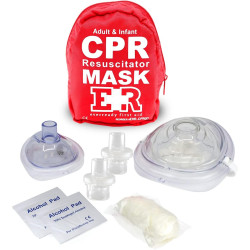 Kit combinado de máscara de RCP para adultos y bebés