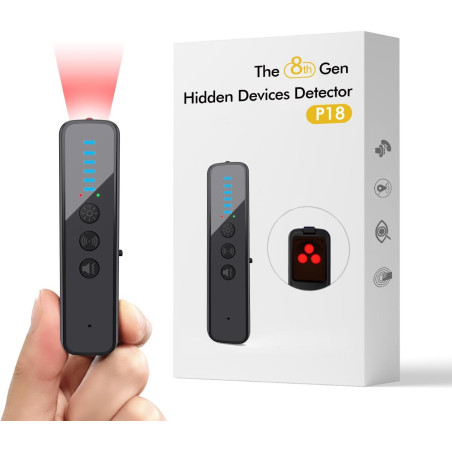 Detector de cámara oculta mejorado | Detecta todo tipo de dispositivos espias