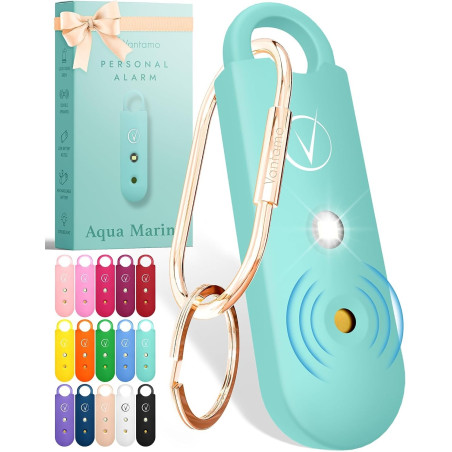 Vantamo Alarma personal para autodefensa con aviso de batería baja