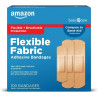 Amazon Basic Care Vendajes adhesivos | Echas de tela flexible y transpirable