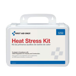 kit de primeros auxilios compatible con OSHA para agotamiento por calor y prevención de golpes de calor, 26 piezas