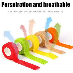 Vendajes autoadhesivos | Paquete de 12 vendajes de diferentes colores