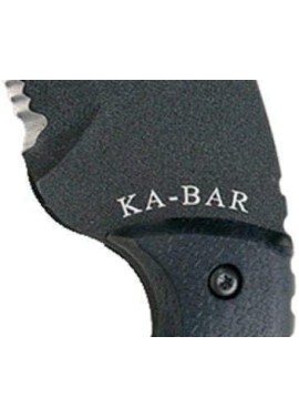 Ka-Bar TDI - Cuchillo Tanto para la aplicación de la ley (grande, negro)