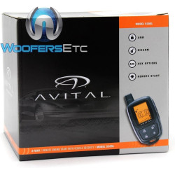 Avital Sistema de seguridad 5305L con control remoto de pantalla LCD de 2 vías